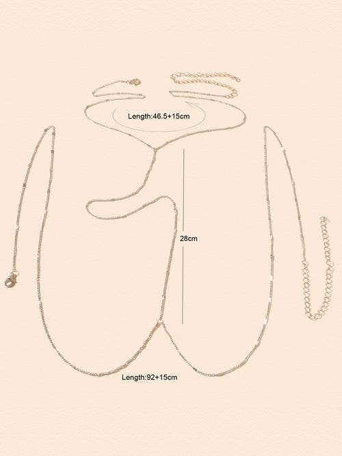 Exquisite Long Body Chain Stylish Versatile Fashion Accessory