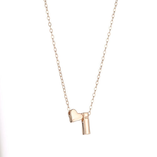 Tiny Heart Dainty Initial